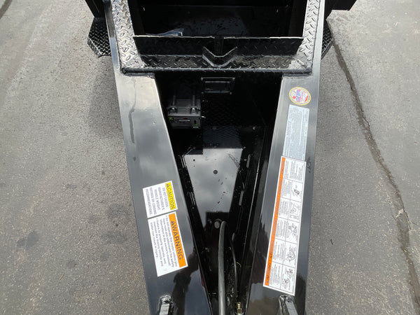 Moritz International FDPH DT 20+5 Heavy-Duty Deckover Trailer – 25,900 lb GVWR, Pintle Ring, Dual Speed Tongue Jacks, Under Body Tool Box, 2 Year Warranty