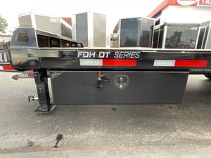 Moritz International FDPH DT 20+5 Heavy-Duty Deckover Trailer – 25,900 lb GVWR, Pintle Ring, Dual Speed Tongue Jacks, Under Body Tool Box, 2 Year Warranty