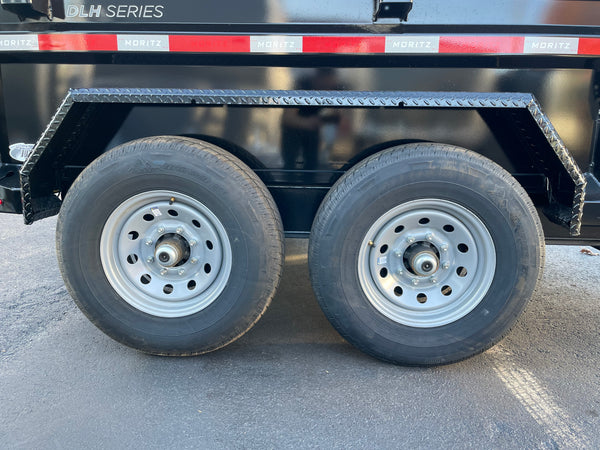 Moritz International DLBH610-10 Commercial Duty Dump Trailer 12K GVWR