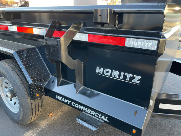 Moritz International DLBH610-10 Commercial Duty Dump Trailer 12K GVWR
