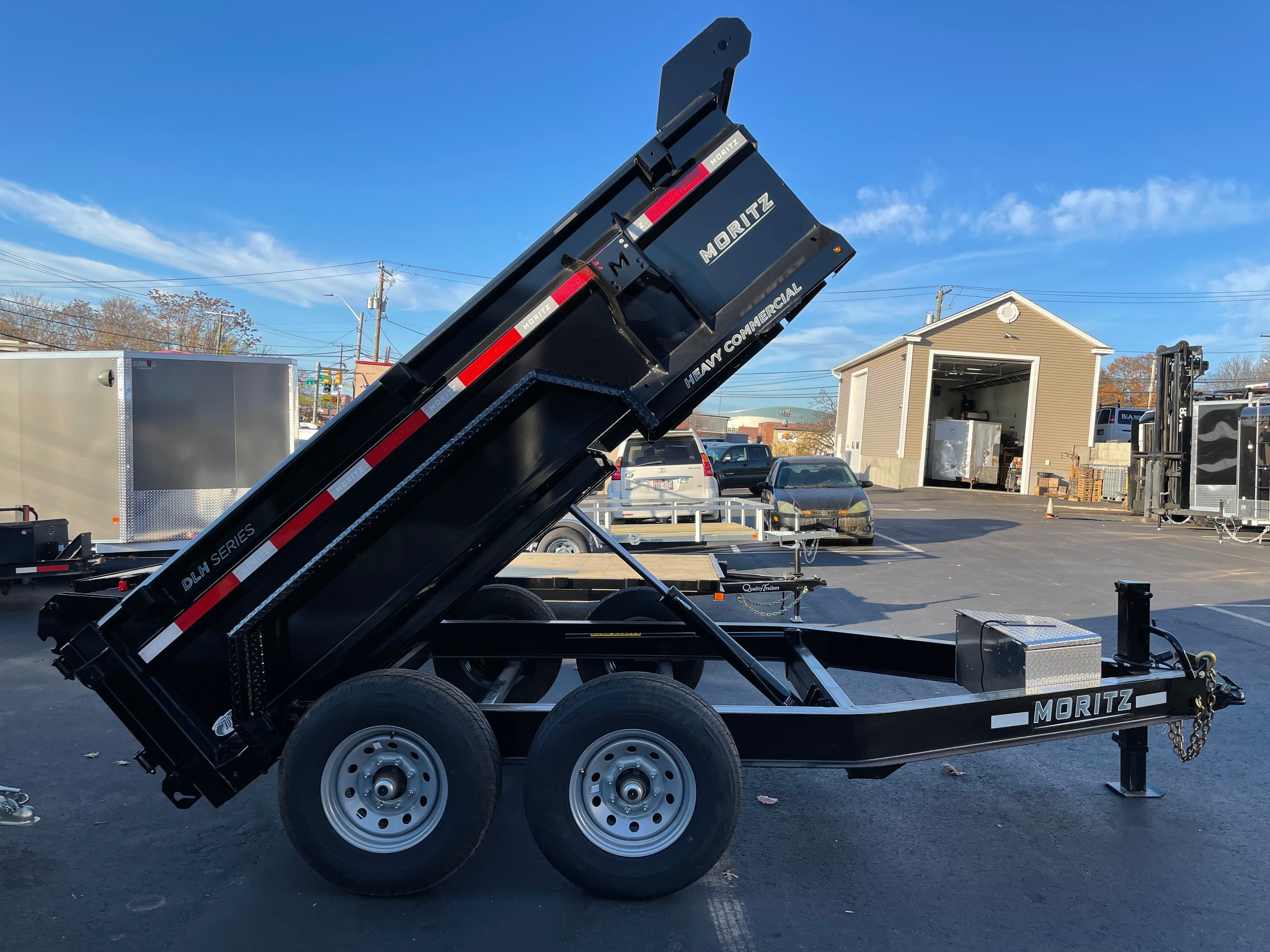 Moritz International DLBH61010 Commercial Duty Dump Trailer 12K GVWR