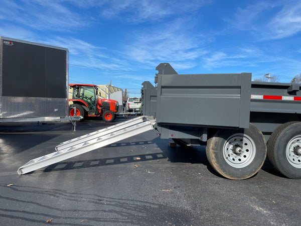 Moritz International DLBH610-10 Commercial Duty Dump Trailer 12K GVWR