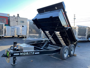 Moritz International DLBH610-10 Commercial Duty Dump Trailer 12K GVWR