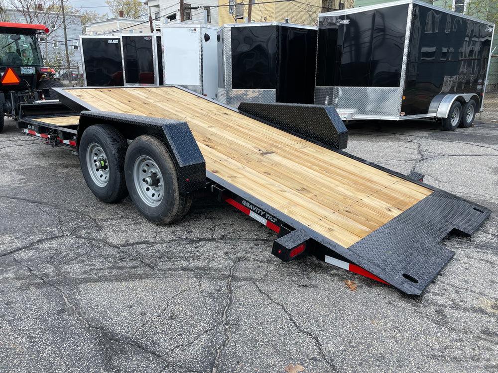 Gravity Equipment Tilt Trailer 81.5"x20' Moritz Black  14,000 GVWR