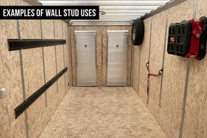Enclosed Aluminum Cargo Trailer 7'x16' BLACK Barn Contractor Xpress Ultimate Contractor High Country Trailers