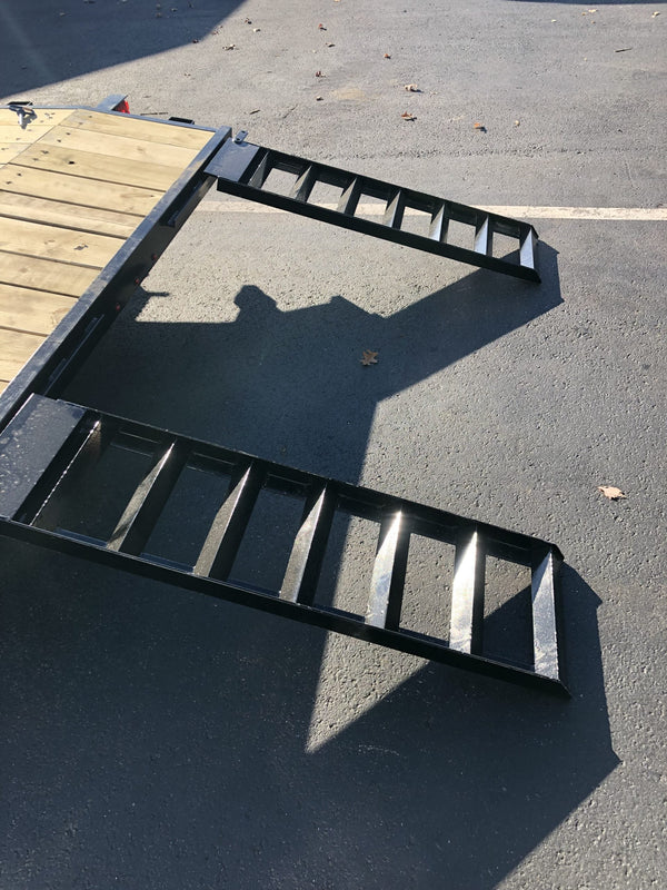 Open Car Hauler Trailer 7'x18' Quality Trailer 10k GVWR Quality Trailers