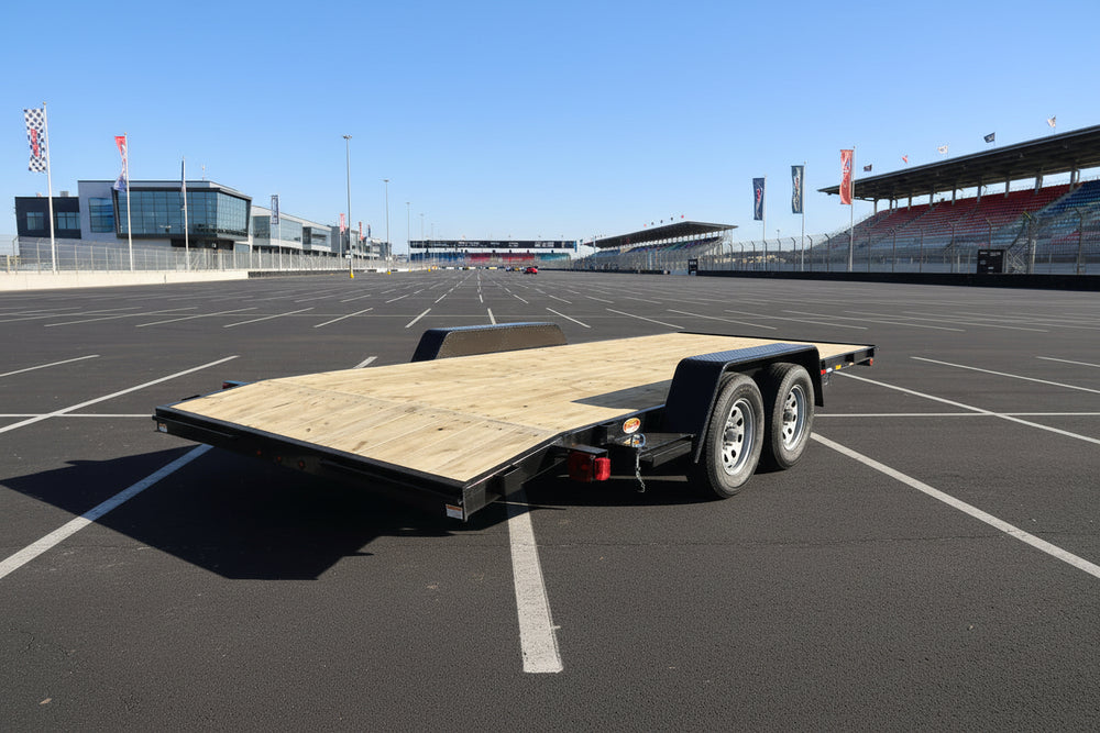 Open Car Hauler Trailer 7'x18' Quality Trailer 7k Gvwr Quality Trailers