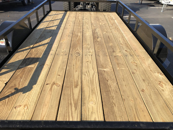 Quality Open Utility Trailer 6'x12' with Ramp Ron's Toy Shop, Inc.