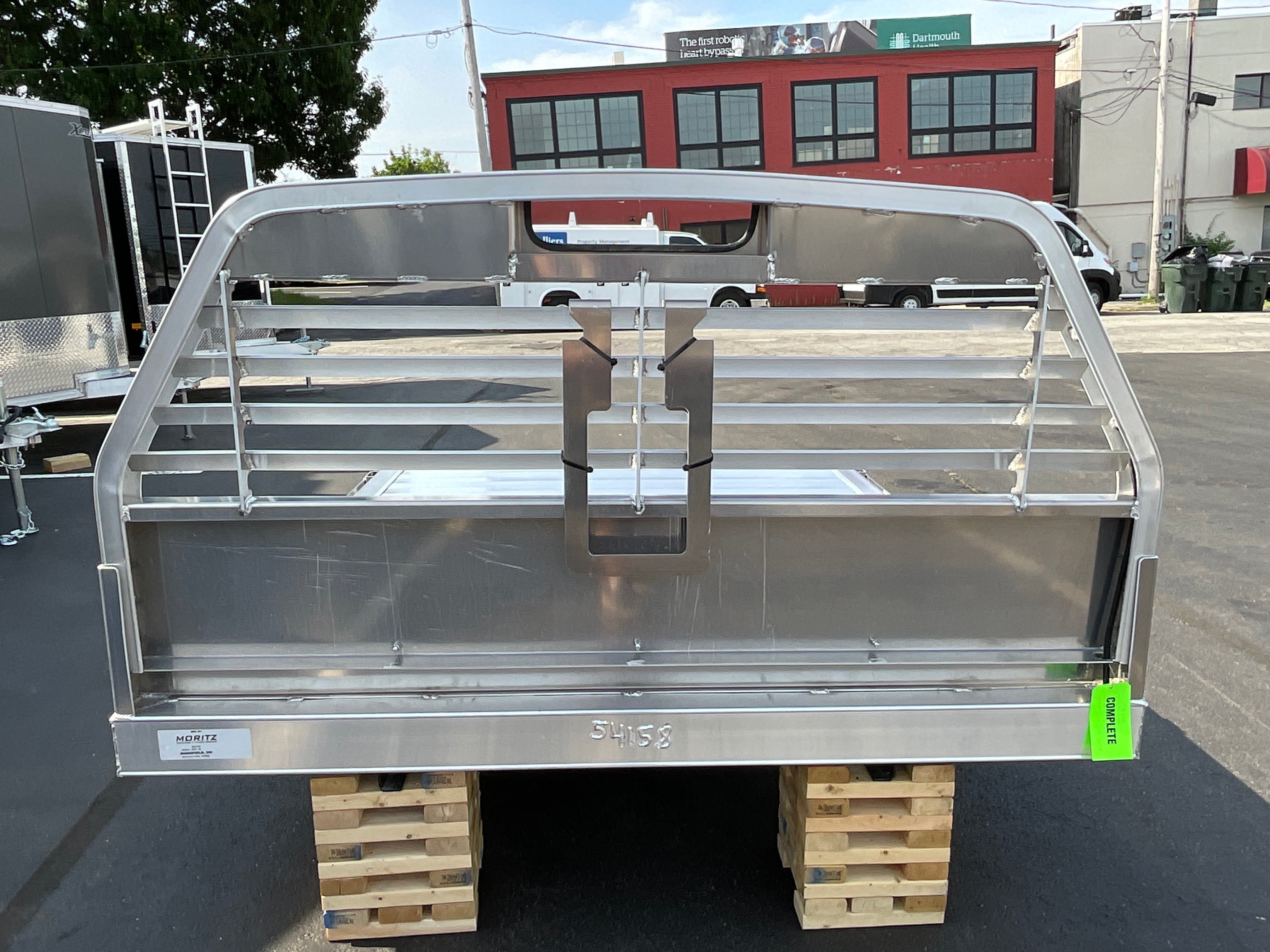 TBA 7'x8'6″ Moritz Aluminum Truck Bed For Long Bed Single Rear Wheel