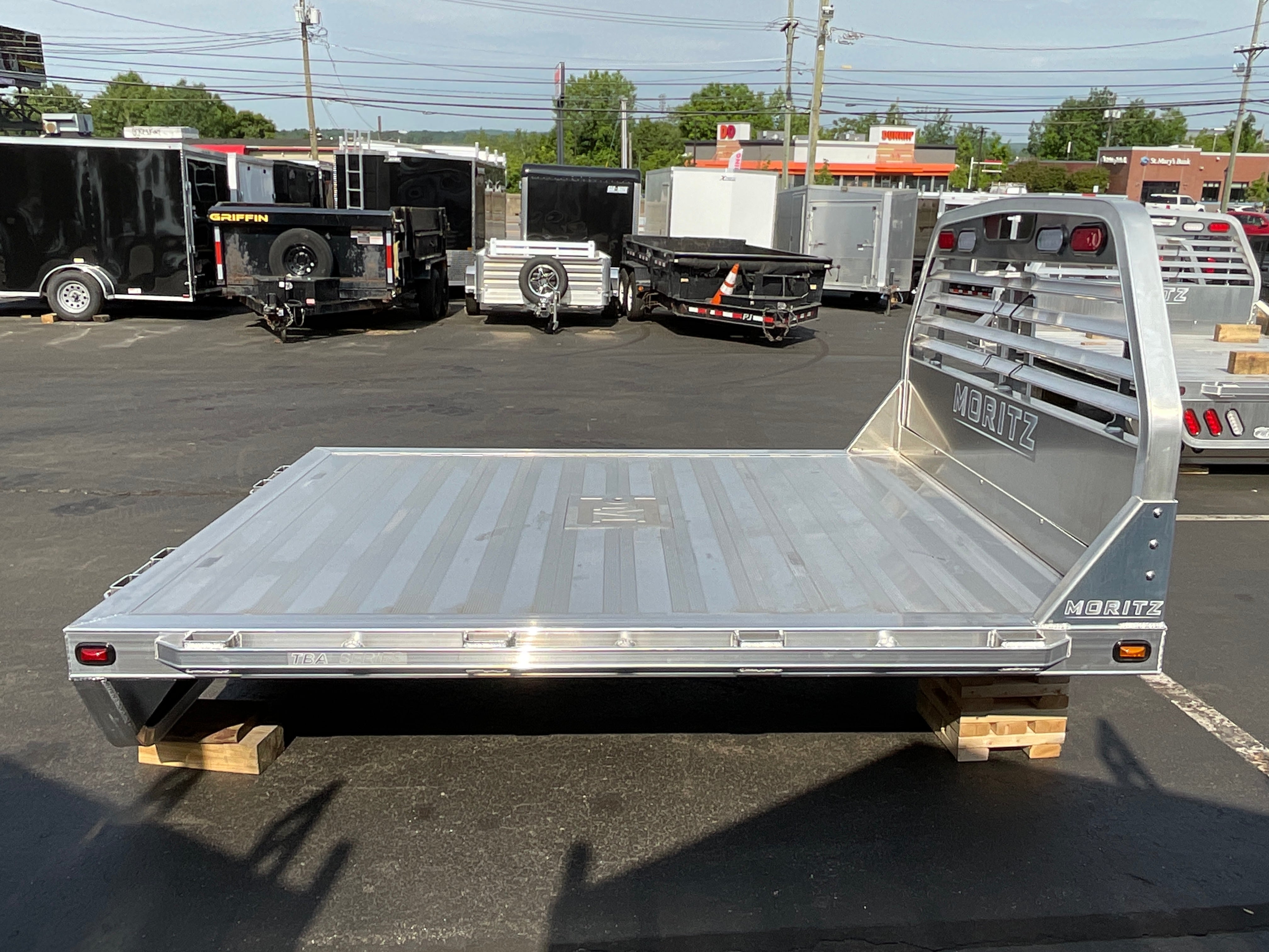 TBA 7'x8'6″ Moritz Aluminum Truck Bed For Long Bed Single Rear Wheel