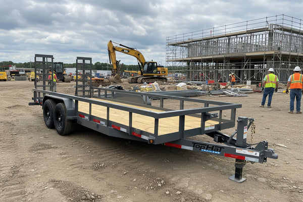 Top Hat Trailers 83"x20' Gravity Tilt Trailer CT14 Black 14K GVWR, Dexter Axles, Valspar Paint (Copy) Top Hat Trailers