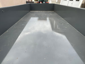 Top Hat Trailers DX14 Dump Trailer 83"x16' Charcoal Grey 14K GVWR with Ramps, Dexter Axles, Valspar Paint Top Hat Trailers