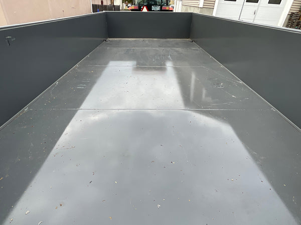 Top Hat Trailers DX14 Dump Trailer 83"x16' Charcoal Grey 14K GVWR with Ramps, Dexter Axles, Valspar Paint Top Hat Trailers