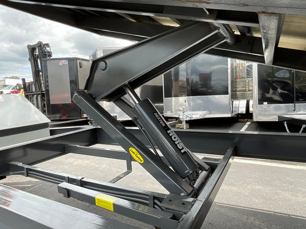 Top Hat Trailers Deck Over Tilt Trailer DT14 102" x 22' Grey 14K GVWR, Hydraulic Tilt, Dexter Axles, Valspar Paint, 3 Year Warranty Top Hat Trailers