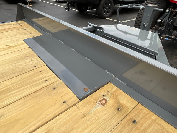 Top Hat Trailers Deck Over Tilt Trailer DT14 102" x 22' Grey 14K GVWR, Hydraulic Tilt, Dexter Axles, Valspar Paint, 3 Year Warranty Top Hat Trailers