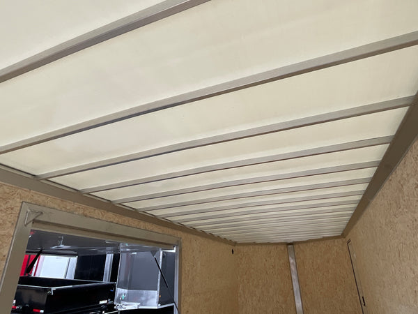 8.5' x 24' Xpress XLT Pro Series Enclosed Car Hauler - Silver – Extended Tongue, Composite Roof, Canopy & Elite Escape Door - 4-Year Limited Warranty