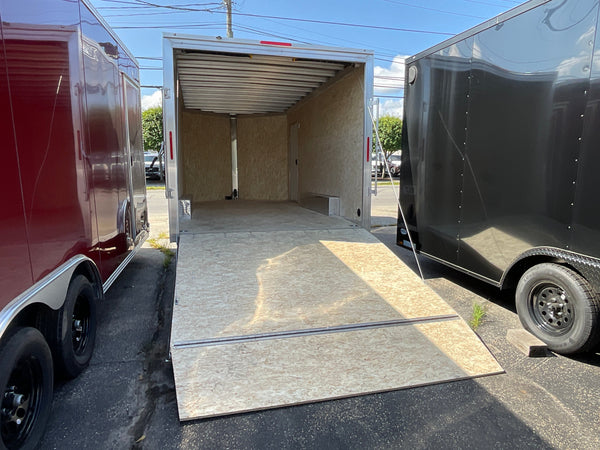 Xpress Enclosed 8.5X16 XLT PRO Charcoal Ramp Door 7000# GVWR High Country Trailers