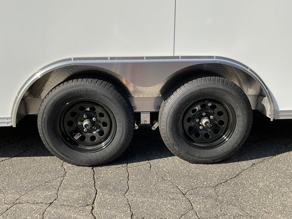 Xpress Aluminum Car Hauler Trailer 8.5'x20' V-Nose White Ramp, 7ft Interior Height, 4 Year Warranty