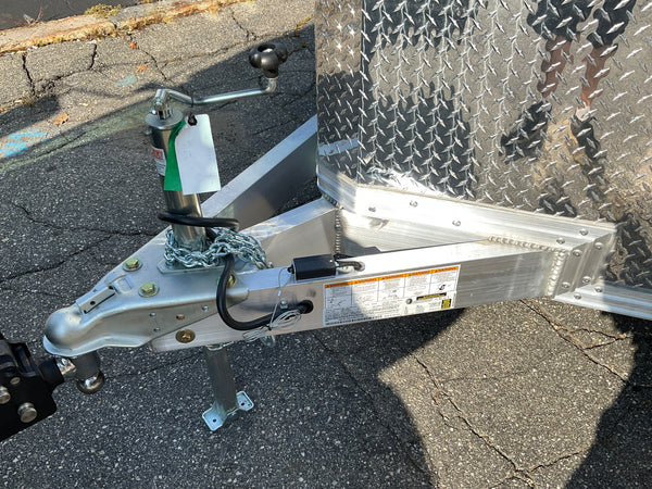 Xpress Aluminum Car Hauler Trailer 8.5'x20' V-Nose White Ramp, 7ft Interior Height, 4 Year Warranty
