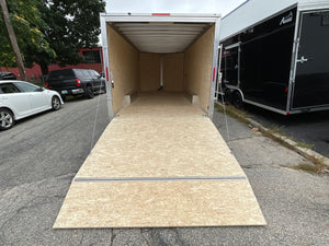 Xpress Aluminum Car Hauler Trailer 8.5'x20' V-Nose Charcoal Ramp, 7ft Interior Height, 4 Year Warranty