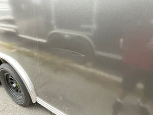 Xpress Aluminum Car Hauler Trailer 8.5'x20' V-Nose Charcoal Ramp, 7ft Interior Height, 4 Year Warranty