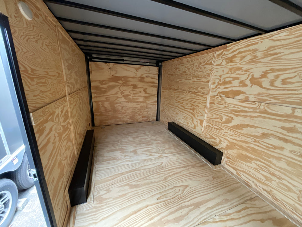 Enclosed Car hauler Trailer 8.5X16' 7' Interior Black Xtreme Cargo