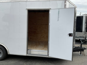 Top Hat Trailers Open Utility Trailer 60"x8' Derby Junior Express DJX Charcoal Grey 2,990# GVWR, Mesh Ramp, Forged Coupler, 2k Tongue Jack, Dexter Axle, Valspar Paint Top Hat Trailers