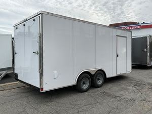 Top Hat Trailers Open Utility Trailer 60"x8' Derby Junior Express DJX Charcoal Grey 2,990# GVWR, Mesh Ramp, Forged Coupler, 2k Tongue Jack, Dexter Axle, Valspar Paint Top Hat Trailers