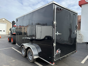 Enclosed Cargo Trailer 7'x14 Xtreme Cargo Black 7' Interior