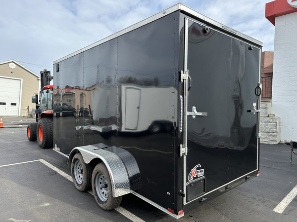 Enclosed Cargo Trailer 7'x14 Xtreme Cargo Black 7' Interior