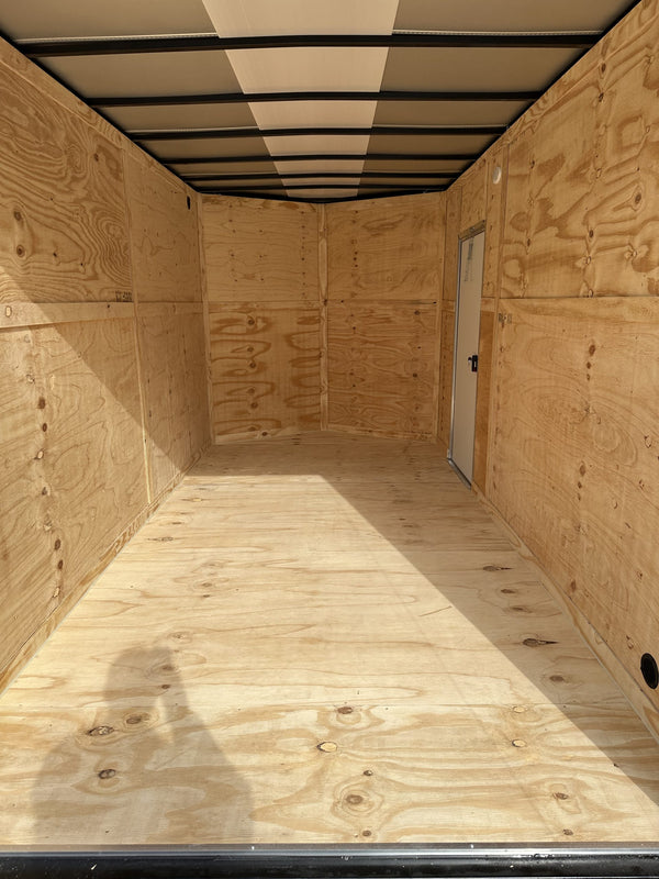 Enclosed Cargo Trailer 7'x14 Xtreme Cargo Black 7' Interior