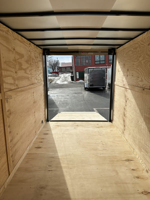 Enclosed Cargo Trailer 7'x14 Xtreme Cargo Black 7' Interior