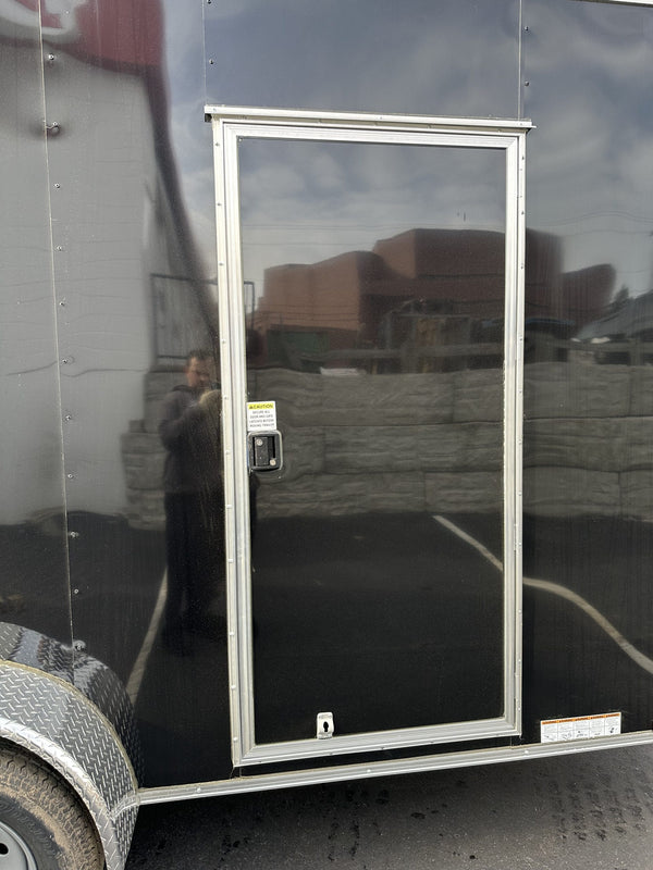 Enclosed Cargo Trailer 7'x14 Xtreme Cargo Black 7' Interior
