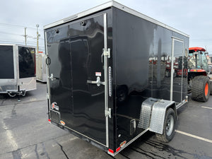 Enclosed Cargo Trailer 6'x12 BLACK RAMP Xtreme Cargo Single Axle