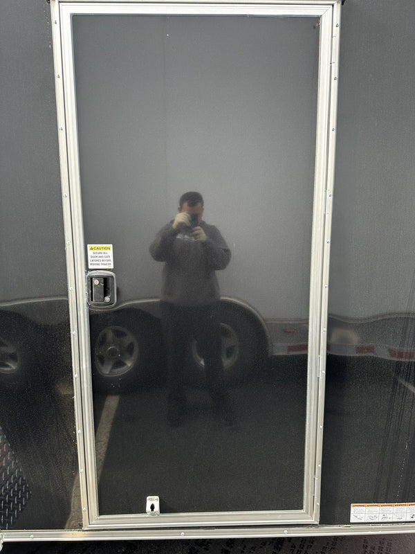 Enclosed Cargo Trailer 6'x12 BLACK RAMP Xtreme Cargo Single Axle