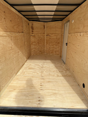 Enclosed Cargo Trailer 6'x12 BLACK RAMP Xtreme Cargo Single Axle