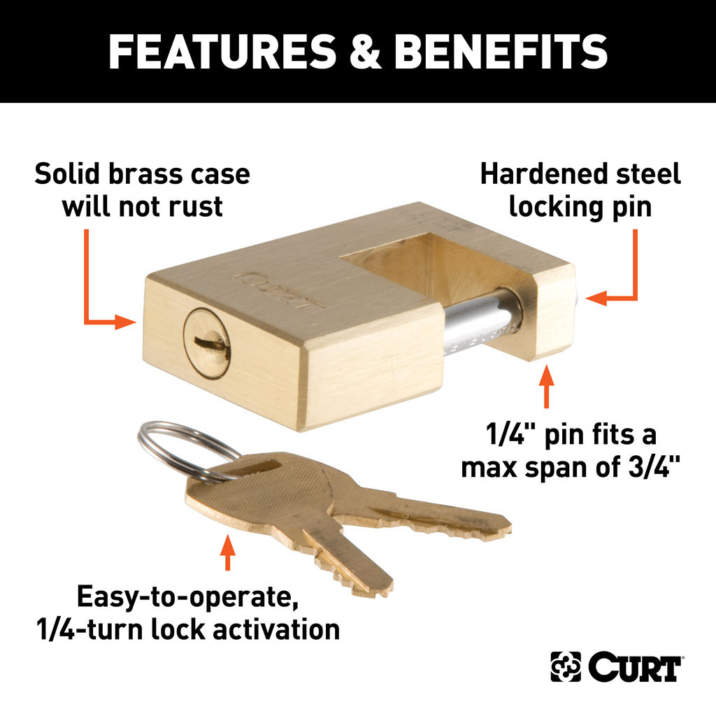 CURT Coupler Lock (1/4