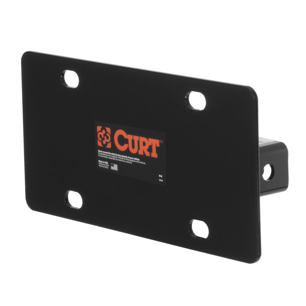 CURT Hitch-Mounted License Plate Holder #31002 Ron's Toy Shop, Inc.