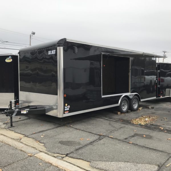 Enclosed Car Hauler Trailer 8.5’x20′ BLACK Car Mate Custom | Ron's Toy ...