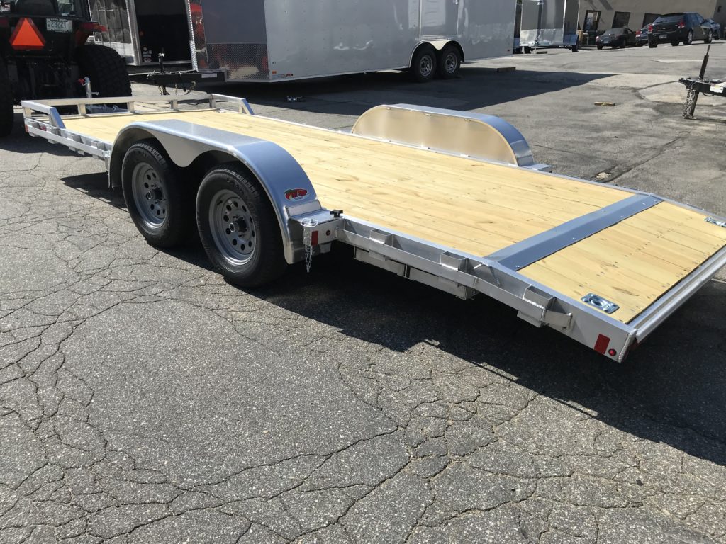 80″x18′ High Country Aluminum Open Car Hauler Trailer W Pressure 