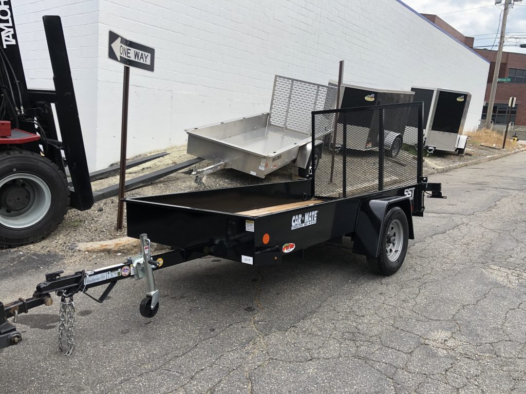 Utility Trailer 5′ X 10′ Solid Sided Car Mate w/Gate