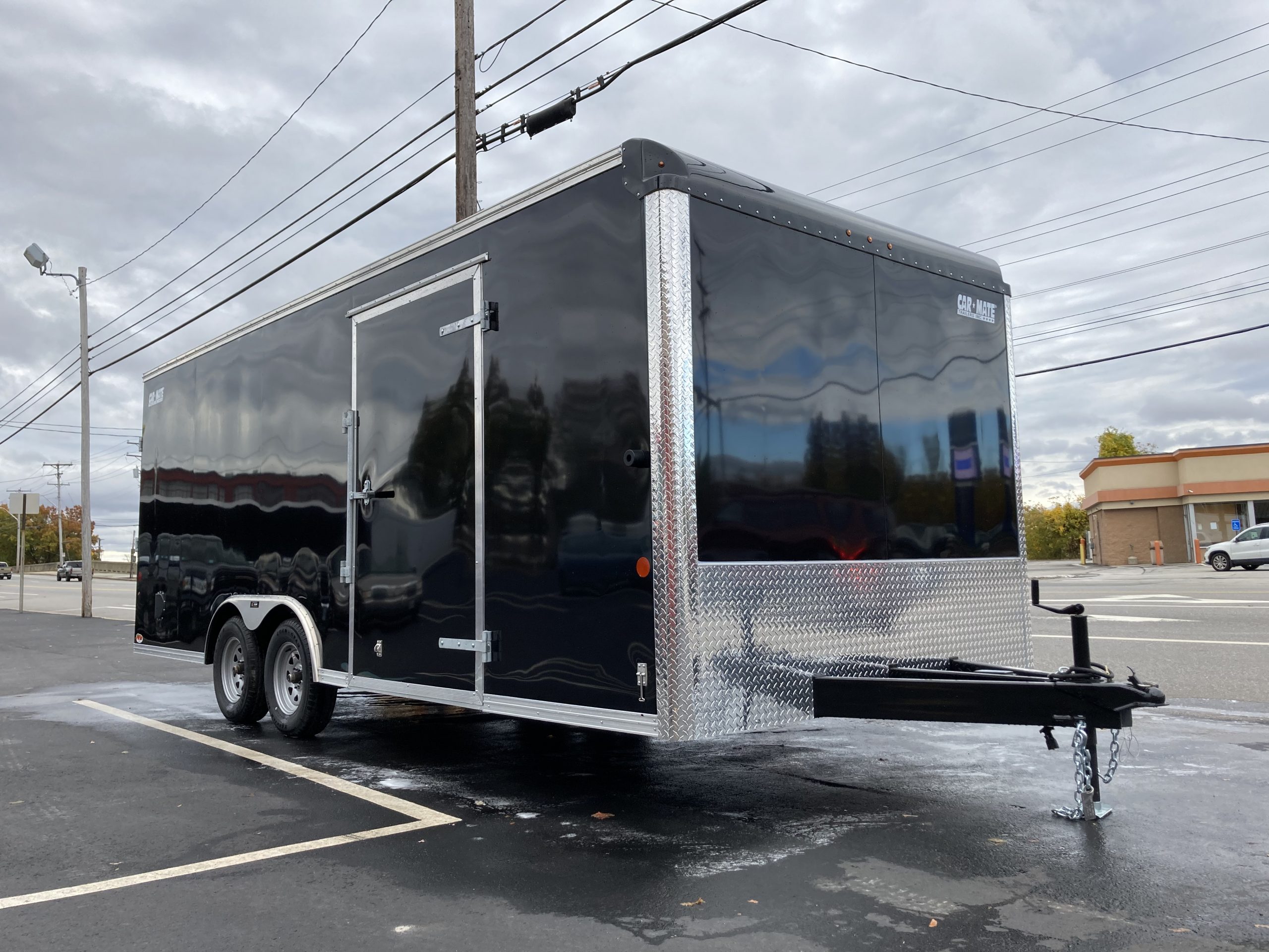 Enclosed Car Hauler Trailer 8.5’x20′ BLACK Car Mate Custom | Ron's Toy Shop