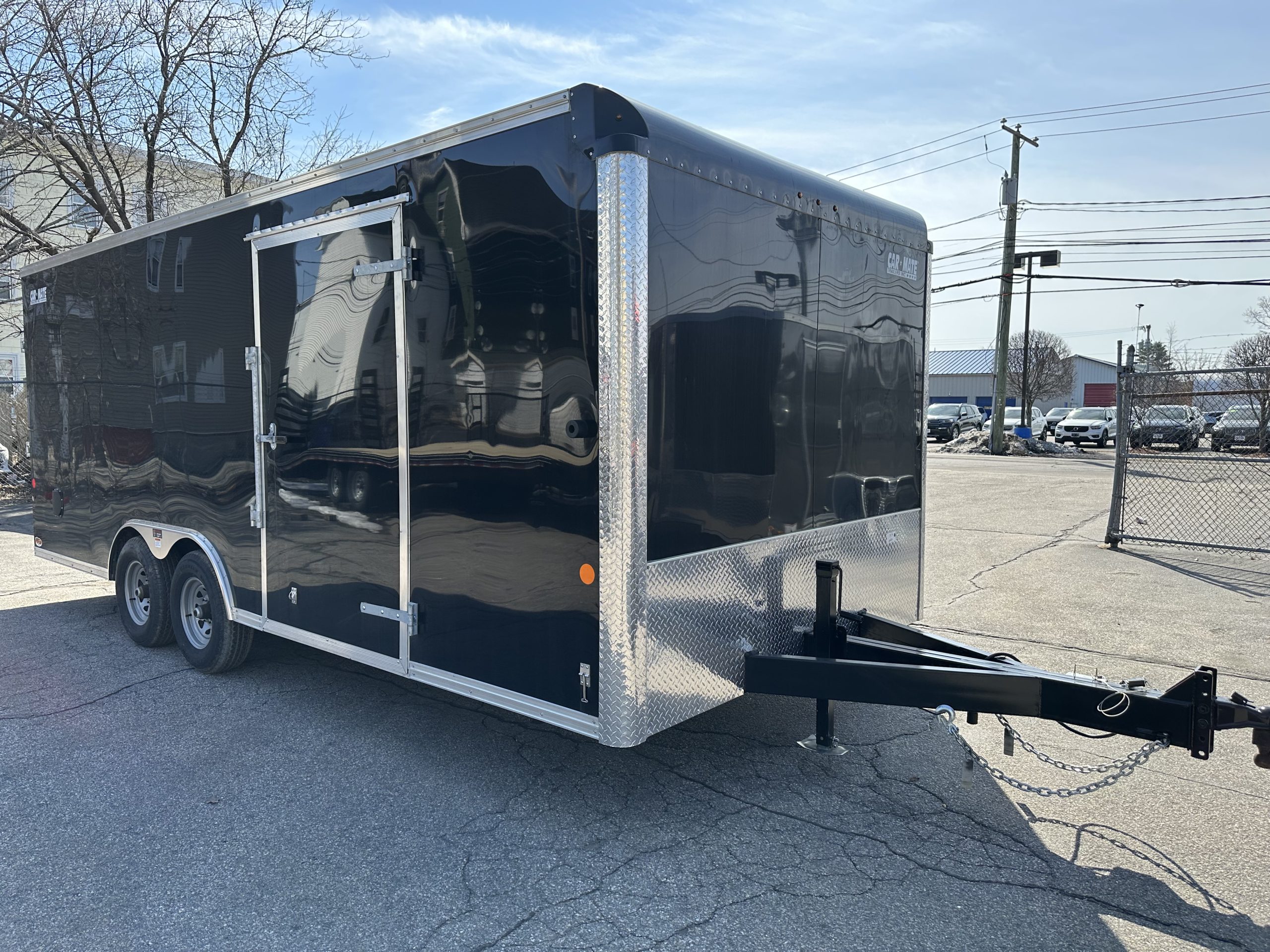 Enclosed Car Hauler Trailer 8.5'x20' BLACK Car Mate