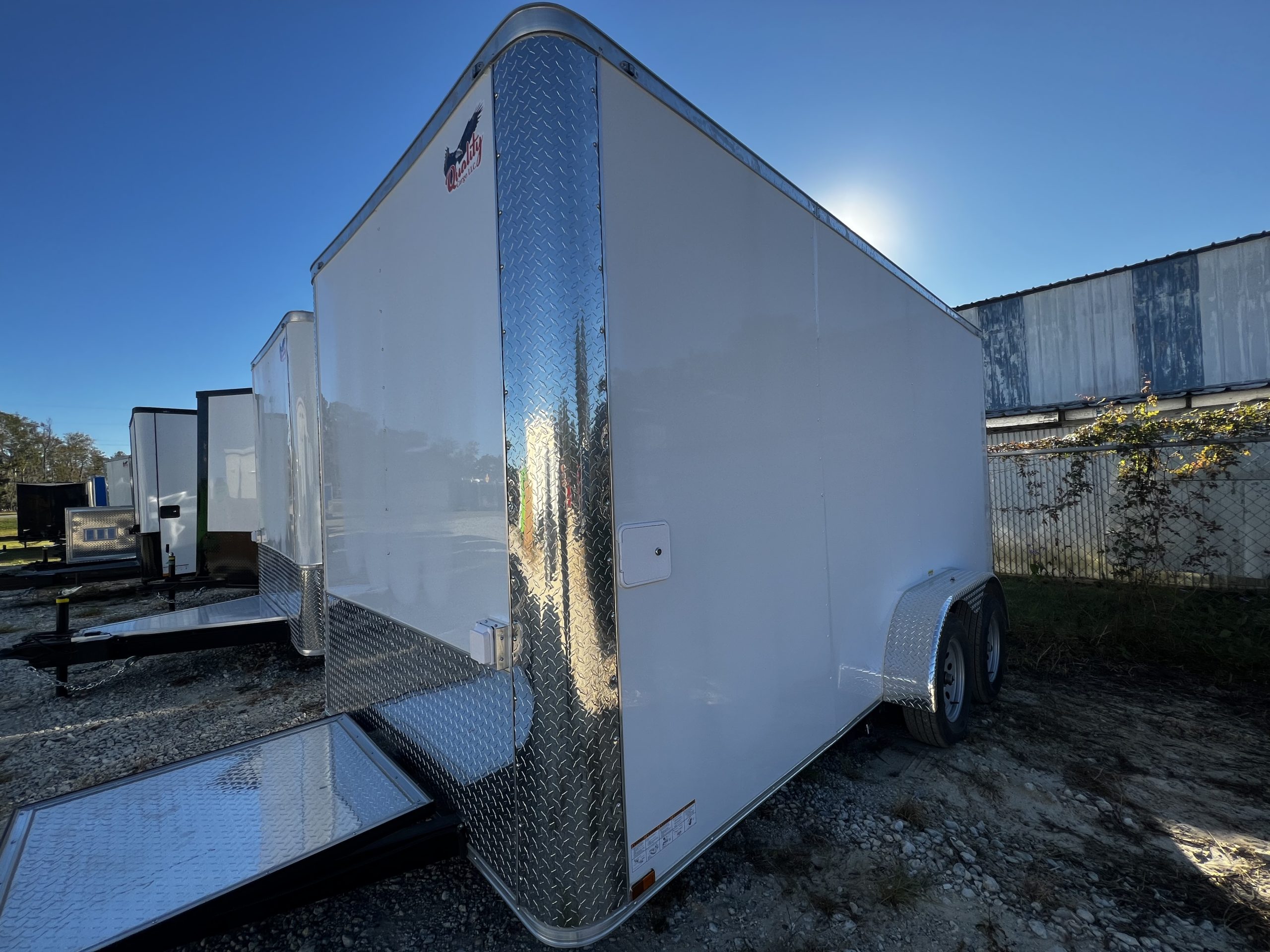 Panther Cargo 7'x14' White Concession Trailer