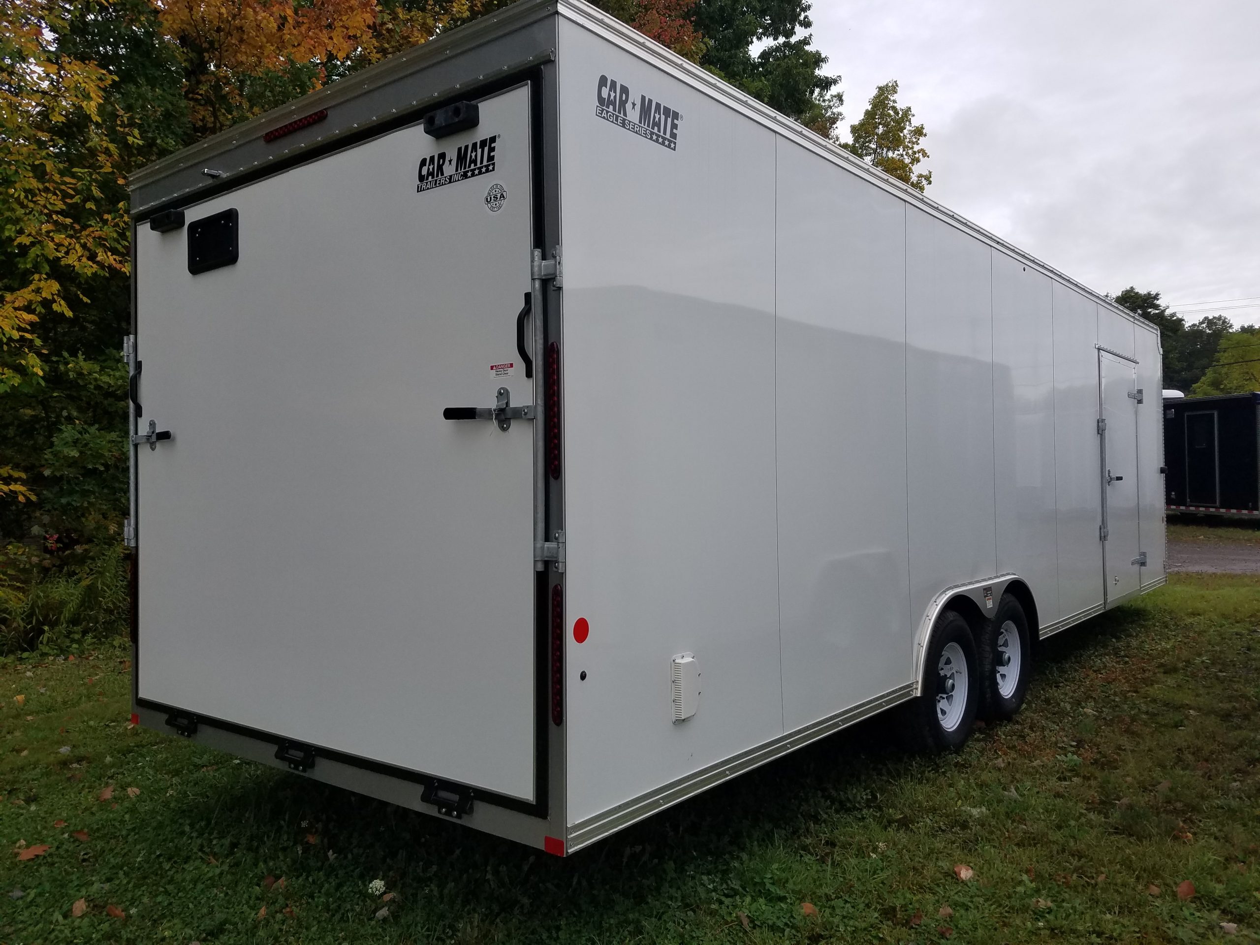 Car Mate Eagle Car Hauler 8.'x28' White 9990 GVWR